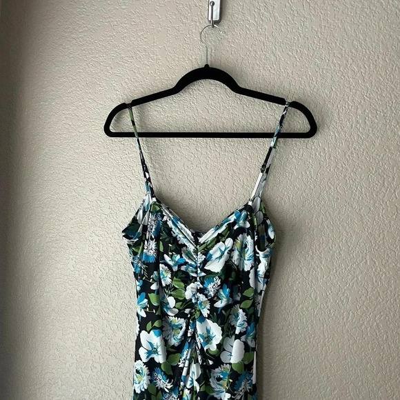 Black Halo Blossom Bash Keyhole Mini Dress New NWT Size 14 - Picture 8 of 9